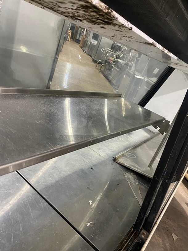  True Commercial Refrigerated Floor Style Meat/Deli Display Case Merchandiser! All Stainless Steel! With Sliding Back Access Doors! Model TDBD963 Serial 7578449! 115V 1Phase! WORKING WHEN REMOVED! - Image 5 of 9