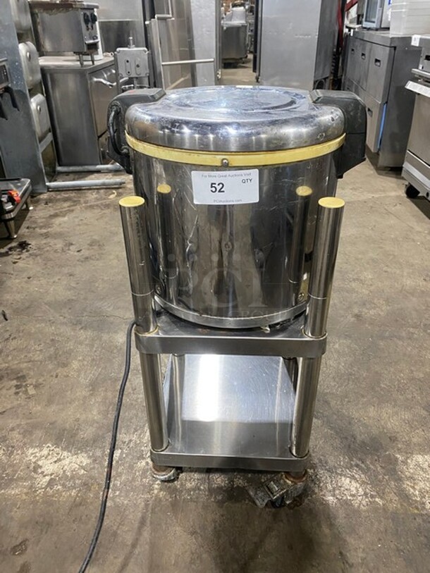 Counter Top! Electric Rice Cooker! Stainless steel! On Wheels! - Image 1 of 8