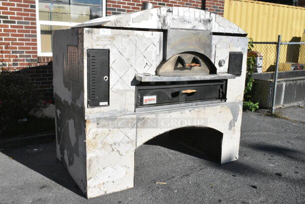Marsal and Sons FW69 Metal Commercial Natural Gas Powered Il Forno Pizza Oven.  - Image 4 of 9