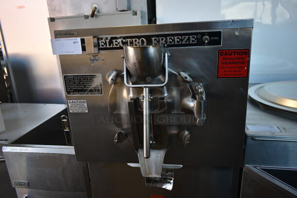 Electro Freeze FT-1 Stainless Steel Commercial Floor Style Batch Freezer on Commercial Casters. 230 Volts, 3 Phase.  - Image 3 of 7