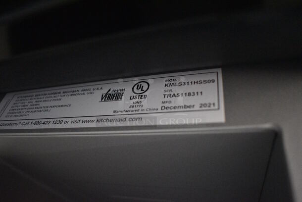 2021 KitchenAid KMLS311HSS09 Stainless Steel Microwave Oven. 30x18x10 - Image 10 of 10