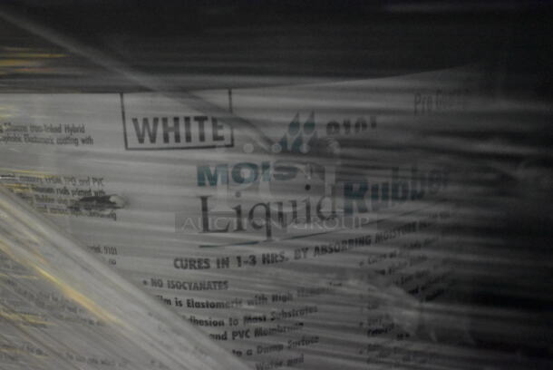 ALL ONE MONEY! PALLET LOT OF 24 Barrels of Moisture Cure Liquid Rubber. BUYER MUST REMOVE. - Image 4 of 4