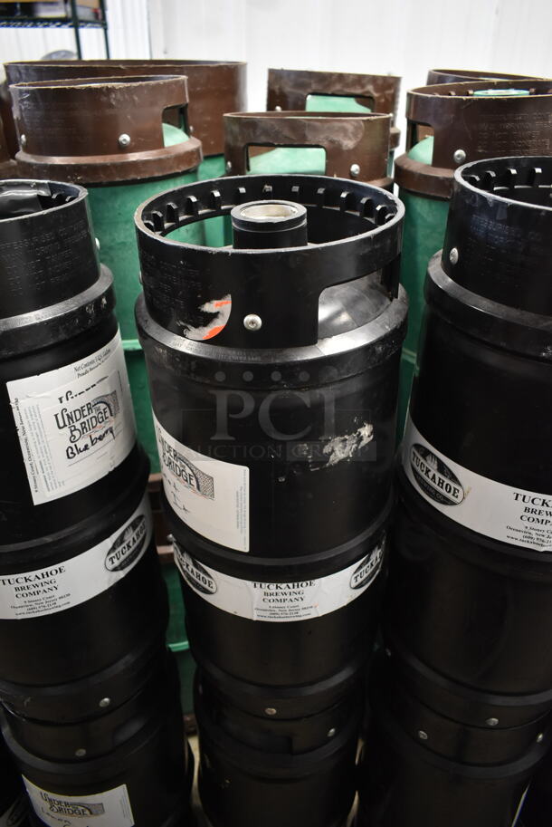 15 Black Sixth Size Barrel Kegs. 15 Times Your Bid! - Image 5 of 6