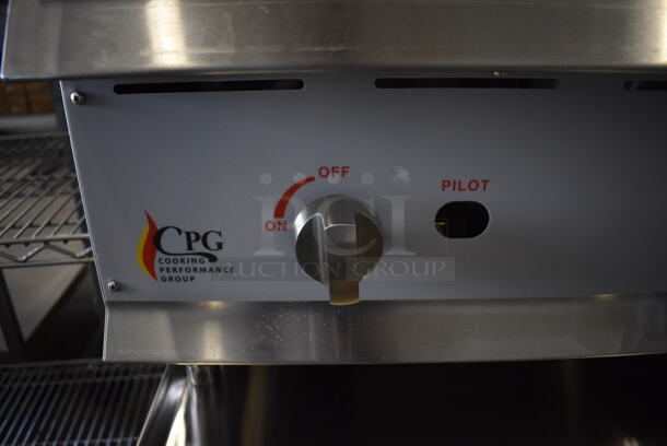BRAND NEW SCRATCH AND DENT! CPG Model 351GMCPG60NL Stainless Steel Commercial Countertop Natural Gas Powered Flat Top Griddle. 150,000 BTU. 60x30x16 - Image 6 of 9