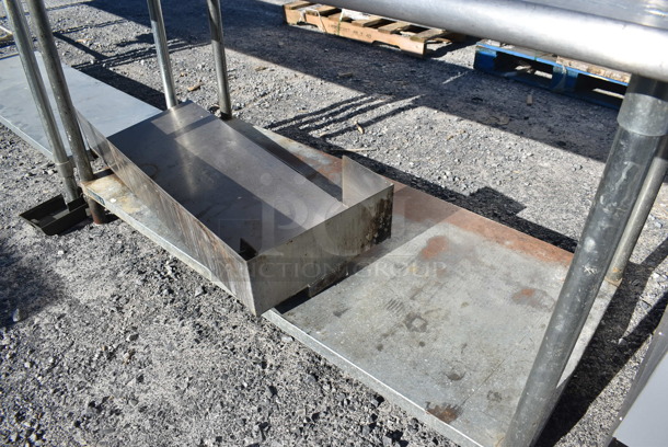 Stainless Steel Table w/ Metal Under Shelf and Commercial Can Opener Mount. 60x30x35 - Image 3 of 4