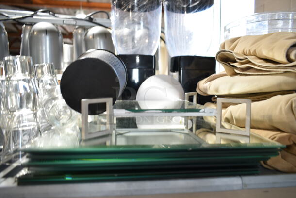 ALL ONE MONEY! Tier Lot of Various Items Including Glasses, Spatulas, Fabric - Image 5 of 8