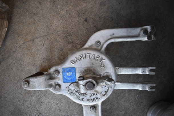 Belshaw Type B Metal Commercial Dough Dropper w/ Hopper. Goes GREAT w/ Item 135! 14x7x21, 9.5x9.5x13.5 - Image 3 of 6