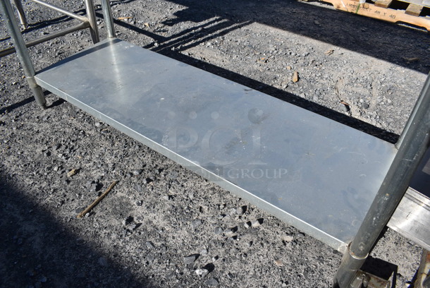 Stainless Steel Table w/ Metal Under Shelf. 60x24x34 - Image 2 of 3