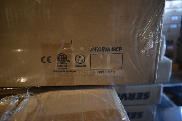 PALLET LOT of 29 BRAND NEW SCRATCH AND DENT! ServIt 423SWI48CP Stainless Steel Commercial 48" High Wattage Strip Warmer with Infinite Controls. Stock Picture Used as Gallery. 29 Times Your Bid! - Image 7 of 7