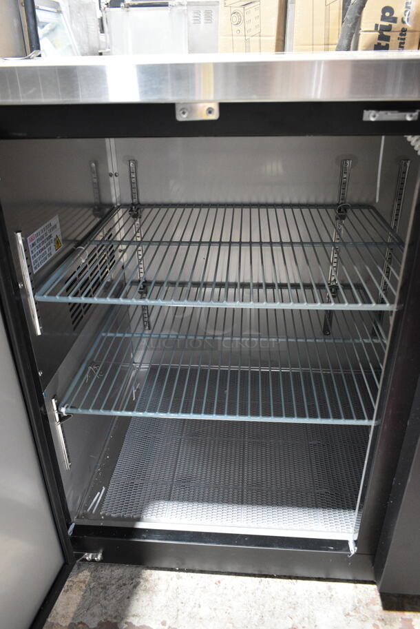 BRAND NEW SCRATCH AND DENT! 2024 Avantco 178UDD4HC Stainless Steel Commercial Black Kegerator / Beer Dispenser with (2) 2 Tap Towers - (4) 1/2 Keg Capacity. 115 Volts, 1 Phase. Tested and Powers On But Does Not Get Cold - Image 11 of 12