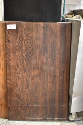 3 Wood Pattern Tabletops. 3 Times Your Bid!