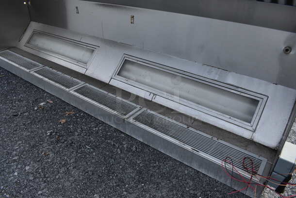 10.5' Stainless Steel Commercial Return Air Grease Hood w/ Filters. 126x54x27 - Image 5 of 6