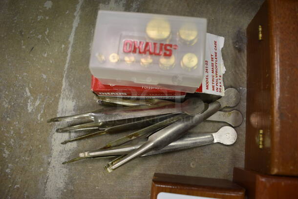 ALL ONE MONEY! Lot of Ohaus 241-03  Metric Mass Set In Polypropylene Case (Main Building)  - Image 5 of 5