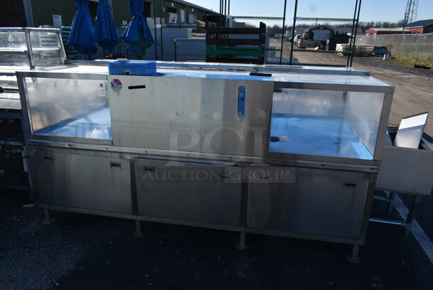 Stark 8' LOBSTER TANK Stainless Steel Commercial Floor Style Aquarium / Fish Tank. 115/220 Volts, 1 Phase. - Image 2 of 12
