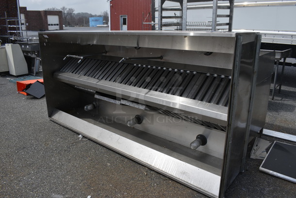 9.5' Stainless Steel Commercial Grease Hood w/ Filters. 115x24x55 - Image 5 of 7