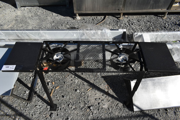 Metal Commercial Floor Style Propane Gas Powered 2 Burner Range. - Image 2 of 3