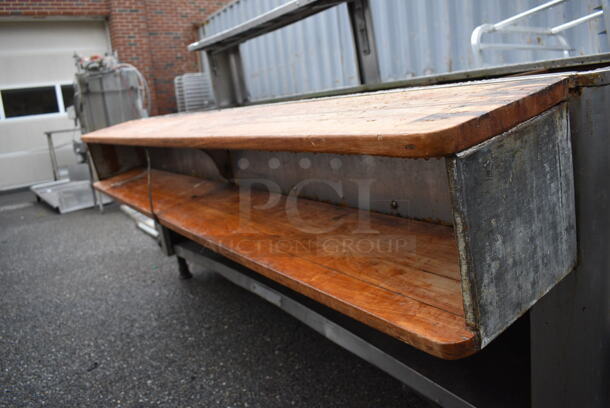 Stainless Steel Commercial 5 Well Steam Table w/ Over Shelf and Under Shelf. 87x25x48 - Image 7 of 8