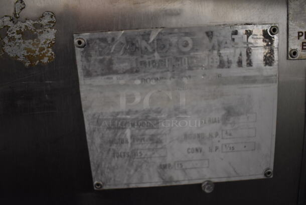 Round O Matic R-900 Stainless Steel Commercial Floor Style Dough Rounder on Commercial Casters. 115 Volts, 1 Phase. 37x37x44. Tested and Working! - Image 5 of 7