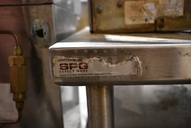 Stainless Steel Commercial Equipment Stand w/ Under Shelf on Commercial Casters.  - Image 4 of 4