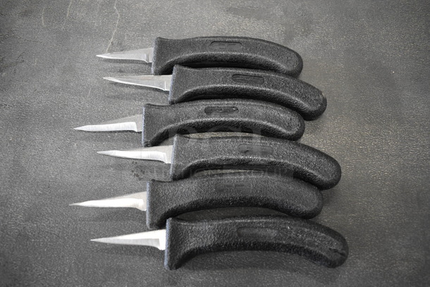6 Sharpened Stainless Steel Poultry Knives. Includes 7.5". 6 Times Your Bid! - Image 1 of 4