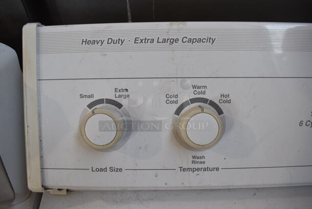 Whirlpool Heavy Duty Metal Top Load Washer. 115 Volts, 1 Phase. 27x26x43 - Image 2 of 6