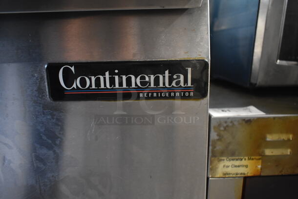 Continental SW60-24M Stainless Steel Commercial Sandwich Salad Prep Table Bain Marie Mega Top on Commercial Casters. 115 Volts, 1 Phase. Tested and Working! - Image 4 of 9