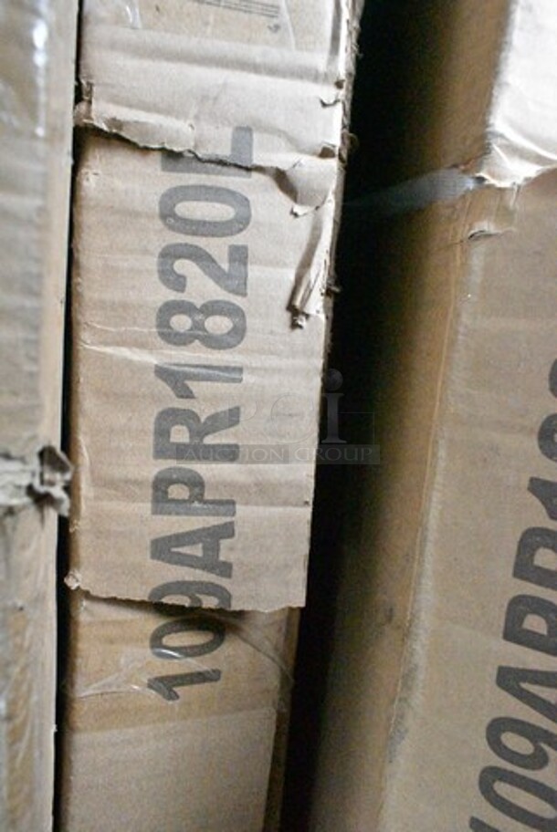 2 BRAND NEW SCRATCH AND DENT! Regency 109APR1820L 20 Pan End Load Bun / Sheet Pan Rack with Non-Marking Casters - Unassembled. May Be Missing Pieces. 2 Times Your Bid!  - Image 3 of 4