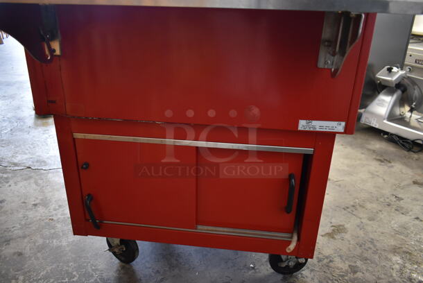 Duke DPAH-2CP M Stainless Steel Commercial Buffet Table w/ Sneeze Guard and Tray Slide on Commercial Casters. 115 Volts, 1 Phase. Cannot Test Due To Missing Power Cord - Image 4 of 7