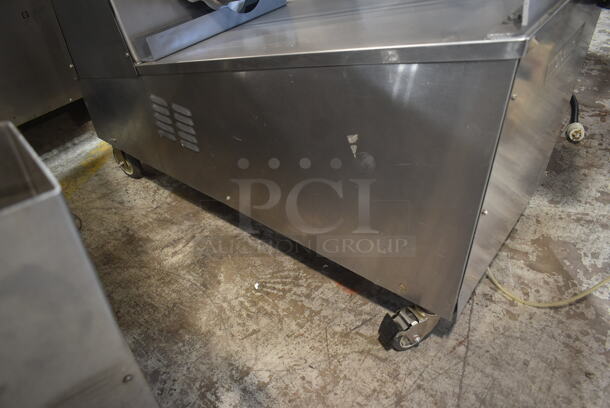 2015 Hobart MG2032 Metal Commercial Floor Style Electric Powered Meat Grinder w/ Foot Pedal on Commercial Casters. 208 Volts, 3 Phase. - Image 5 of 6