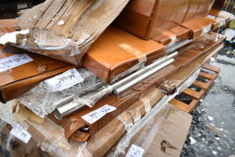 2 BRAND NEW SCRATCH AND DENT! Items Including Metal Poles. 2 Times Your Bid! 