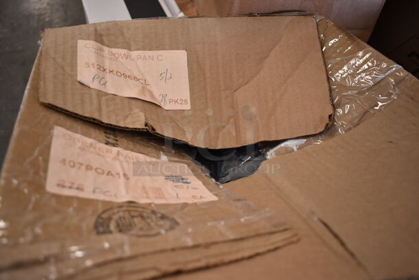 PALLET LOT of 25 BRAND NEW Boxes Including 50016C Choice 16 oz. Coffee Print Poly Paper Hot Cup - 1000/Case, 824339 Flashback Whiskey Glasses, 15970 Libbey Rocks Glasses, 50HT1 Foam Hinged Lid Containers, Choice 32 ox Clear Plastic Salad Bowl, 512XKD968CL Choice Deli Tag Pan / Bowl Sign Holder Clip - 25/Pack, 407POA16 Choice 15" Aluminum Pail Opener,347TCL5 Choice 5 oz. Clear Disposable Plastic Tumbler - 500/Case. 25 Times Your Bid! - Image 7 of 8
