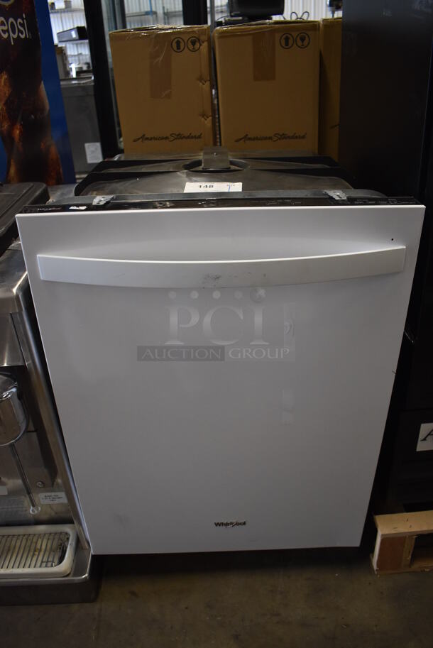 BRAND NEW SCRATCH AND DENT! Whirlpool WDT730PAHW 0 Metal Undercounter Dishwasher. 24x24x35