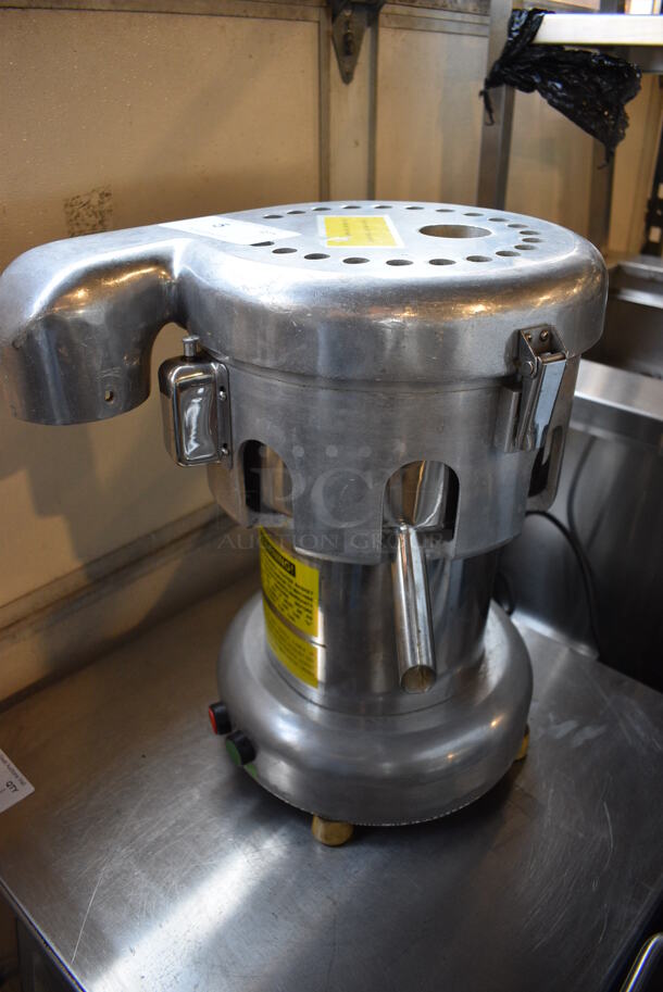 Omcan J110 Stainless Steel Commercial Countertop Electric Powered Juicer. 110 Volts, 1 Phase. 15x17x19. Tested and Working! - Image 2 of 6
