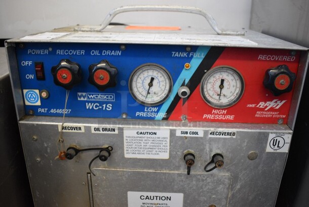 Watsco Model WC-1S Metal Commercial Refrigerant Recovery System. 18.5x12.5x16.5. - Image 3 of 4