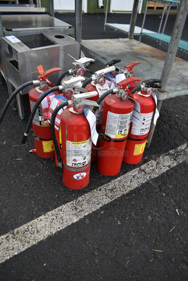 9 Various Fire Extinguishers Including Badger. Buyer Must Pick Up - We Will Not Ship This Item. 9 Times Your Bid! - Image 2 of 6