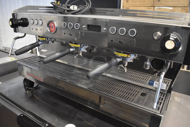 2019 La Marzocco Linea LN/21 3AV Stainless Steel Commercial Countertop 3 Group Espresso Machine w/ 3 Portafilters and 2 Steam Wands. 208-240 Volts. 37x25x21 - Image 5 of 10