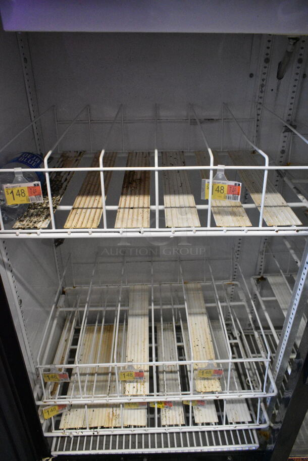 True GDM-41SL-54-LD ENERGY STAR Metal Commercial 2 Door Reach In Cooler Merchandiser w/ Poly Coated Racks. 115 Volts, 1 Phase. Tested and Working! - Image 3 of 5