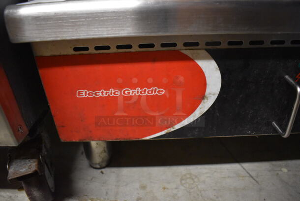 Stainless Steel Commercial Countertop Electric Powered Flat Top Griddle. 250 Volts. 36x24x13 - Image 3 of 6