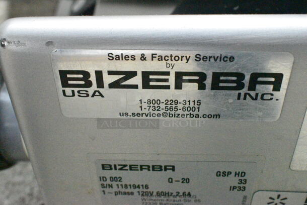2020 Bizerba GSP HD Stainless Steel Commercial Countertop Meat Slicer. 120 Volts 1 Phase. Tested and Working! - Image 3 of 7