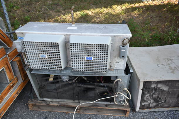 2 Kolpak Walk In Boxes That Make One Combo Box; 8'x12'x8' Freezer and 8'x12'x8' Cooler. Comes w/ Bohn ADT090ASWJ 115 Volt, 1 Phase Evaporator and 2 208/240 Volt Compressors. Does Not Have Floor. Information Provided By The Consignor But Not Verified By PCI Auctions. 2 Times Your Bid! 
 - Image 4 of 11