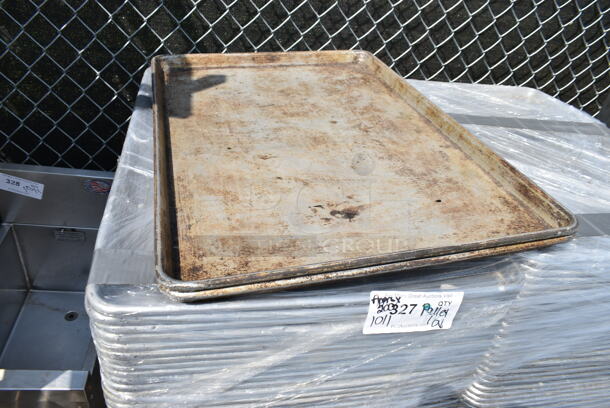 PALLET LOT of 200 Metal Full Size Baking Pans. 200 Times Your Bid! - Image 2 of 7