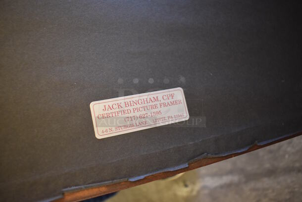 Framed Picture of Building. Mark Workman 1989. - Image 7 of 7