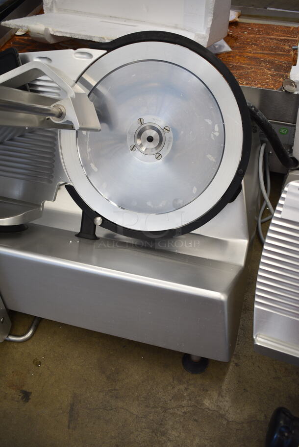 2019 Bizerba GSP H Stainless Steel Commercial Countertop Meat Slicer. 120 Volts, 1 Phase. Tested and Working! - Image 2 of 7