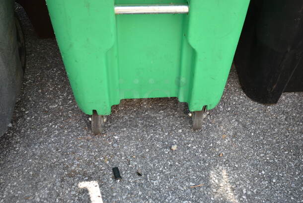 3 Poly Outdoor Trash Cans. 23x33x45, 30x34x46, 26x31x32. 3 Times Your Bid! - Image 11 of 12