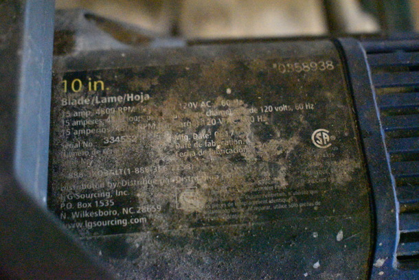Kobalt 10" Saw. Tested and Working! - Image 8 of 8