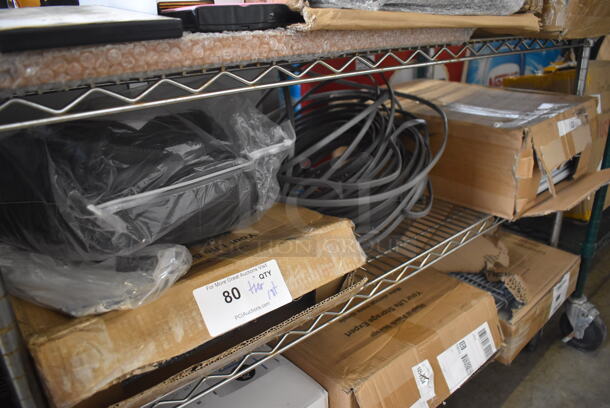 ALL ONE MONEY! Tier Lot of Cable and Metal Racks - Image 1 of 5