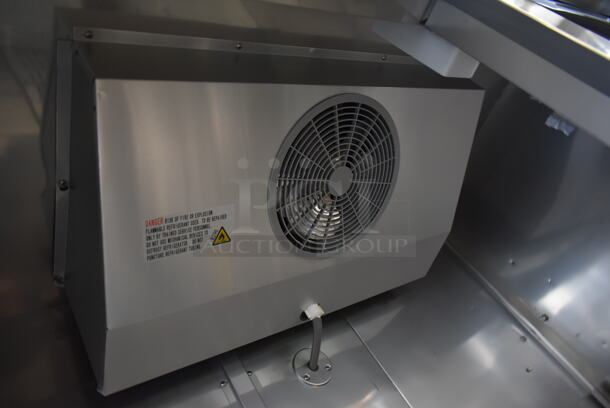 BRAND NEW SCRATCH AND DENT! 2022 Avantco 178SS2FHC Stainless Steel Commercial 2 Door Reach In Cooler. 115 Volts, 1 Phase. Tested and Working! - Image 9 of 12