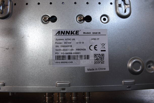 2 Various Items; Annke Model DN81R Camera Security Console and CBR-T Router. 10x9x2, 13x9x2. 2 Times Your Bid! - Image 3 of 4