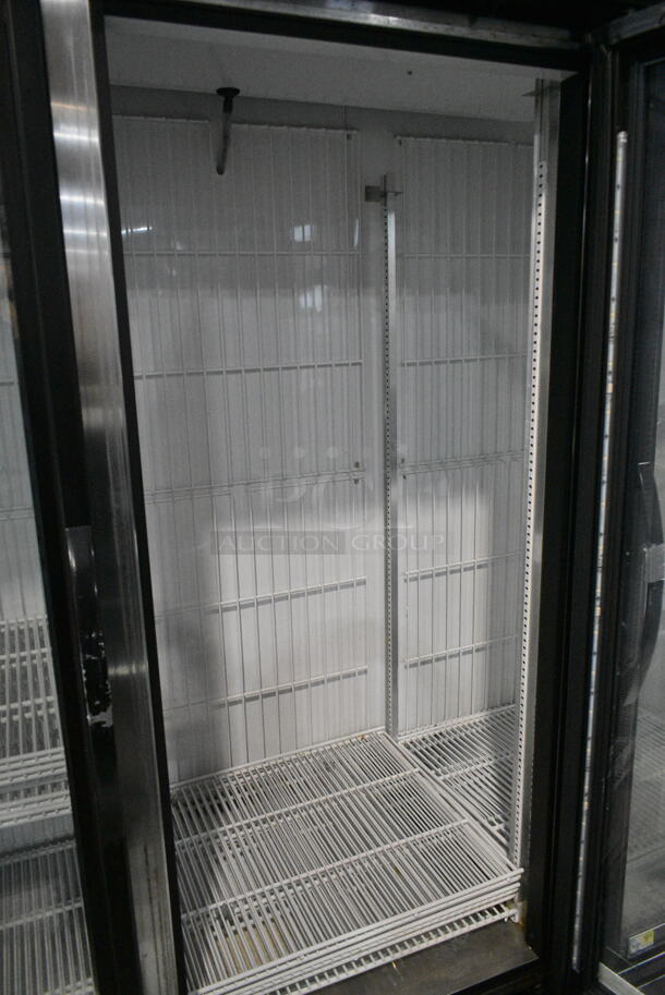 2017 True GDM-72F-HC Metal Commercial 3 Door Reach In Freezer Merchandiser w/ Poly Coated Racks. 115/208-230 Volts, 1 Phase.  - Image 5 of 7
