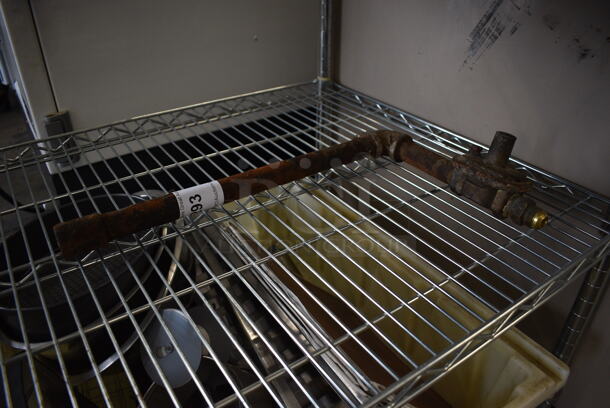Metal Pipe w/ Connector - Image 1 of 4